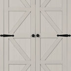 64 Farmhouse Tall Kitchen Pantry Storage Cabinet with 2 Drawers & Doors