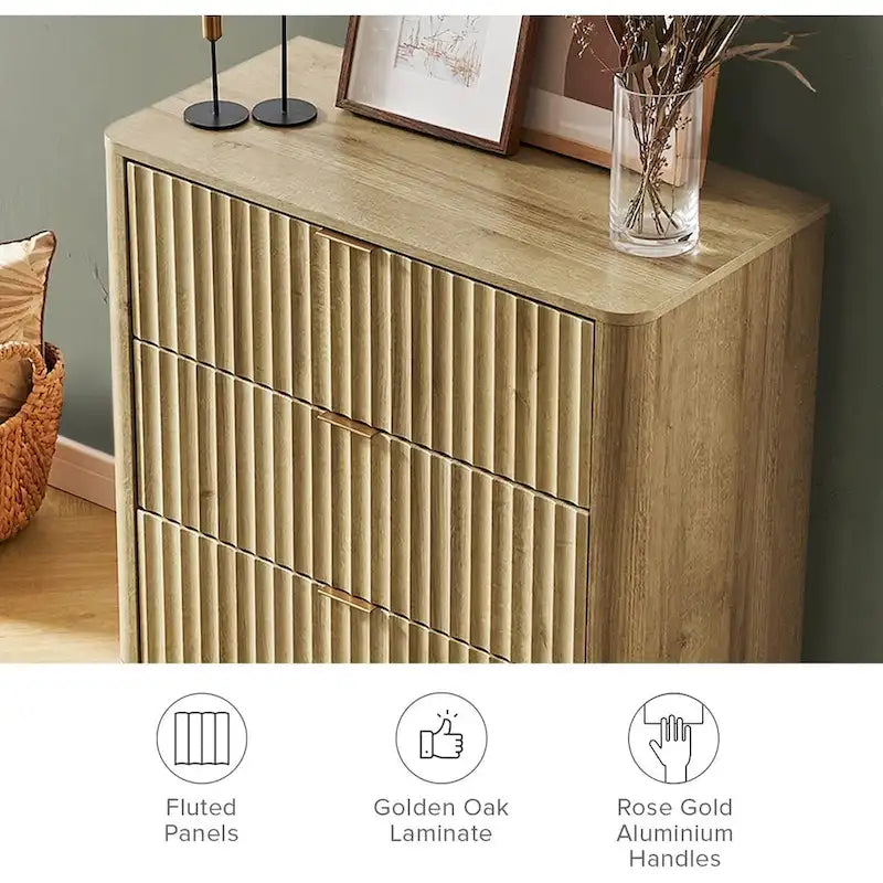Mopio Brooklyn 3 Drawer Dresser