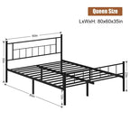 Futzca Bed Frame with Headboard and Footboard