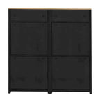 Merax Wood Grain Pattern Top Shoe Storage Solution with Adjustable Panel
