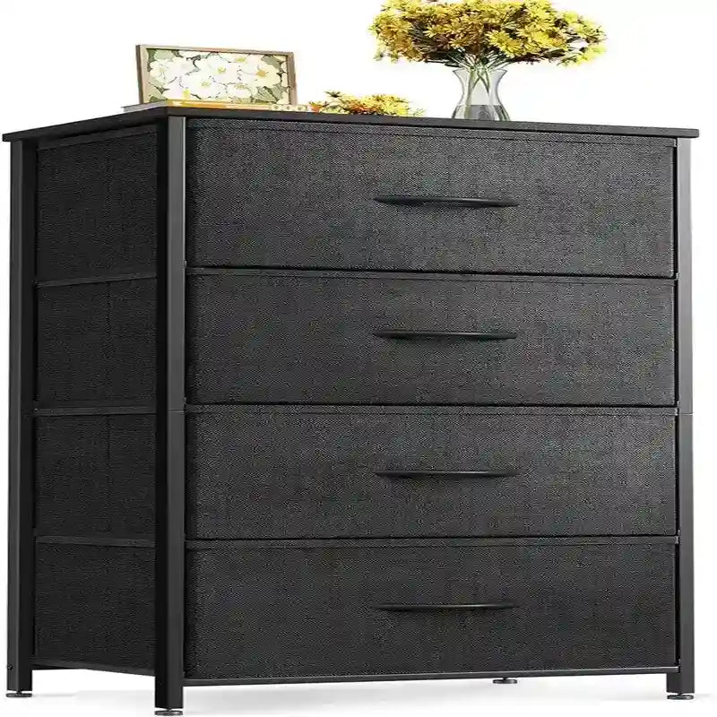 Small Dresser Chest of Drawers Fabric Dresser - 11.73D x 15.74W x 31.77H