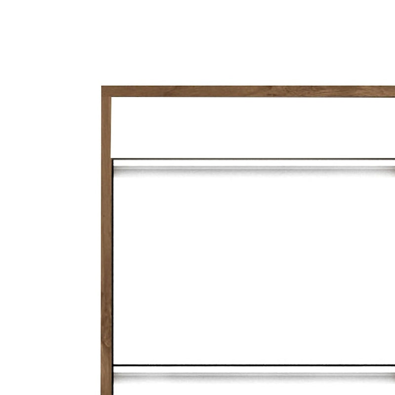 Modern Farmhouse Style Freestanding Shoe Storage Cabinet