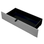 Upholstered Platform Bed with Storage Headboard