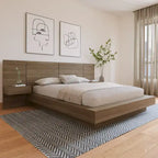 Napa 4-Piece Platform Bedroom Set With Floating Nightstand