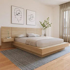 Napa 4-Piece Platform Bedroom Set With Floating Nightstand