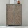 Skyview Lodge Cobblestone Oak Armoire for Bedroom Storage - Width 54  x Depth 20  x Height 75 