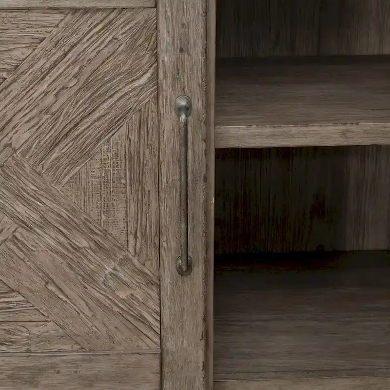 Skyview Lodge Cobblestone Oak Armoire for Bedroom Storage - Width 54  x Depth 20  x Height 75