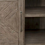 Skyview Lodge Cobblestone Oak Armoire for Bedroom Storage - Width 54  x Depth 20  x Height 75