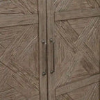 Skyview Lodge Cobblestone Oak Armoire for Bedroom Storage - Width 54  x Depth 20  x Height 75