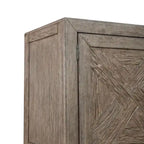 Skyview Lodge Cobblestone Oak Armoire for Bedroom Storage - Width 54  x Depth 20  x Height 75