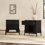 Middlebrook Designs Modern Fluted-Drawer Nightstand (Set of 2)