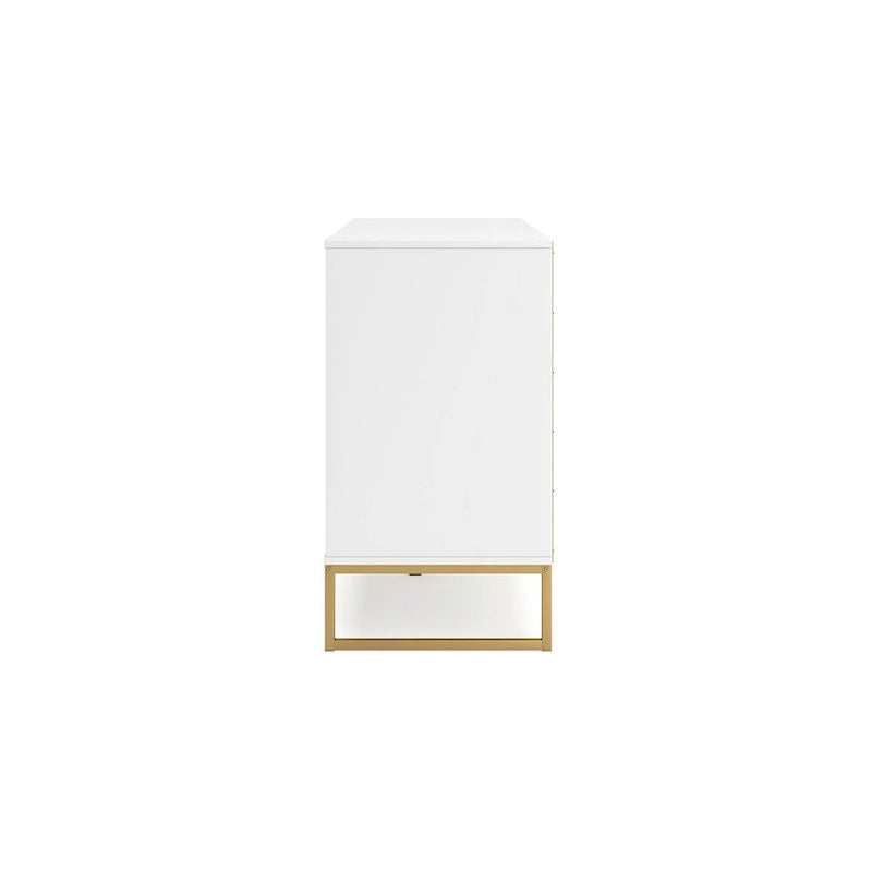 Signature Design by Ashley Socalle White/Gold Dresser