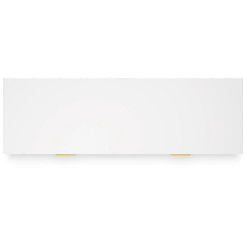 Signature Design by Ashley Socalle White/Gold Dresser