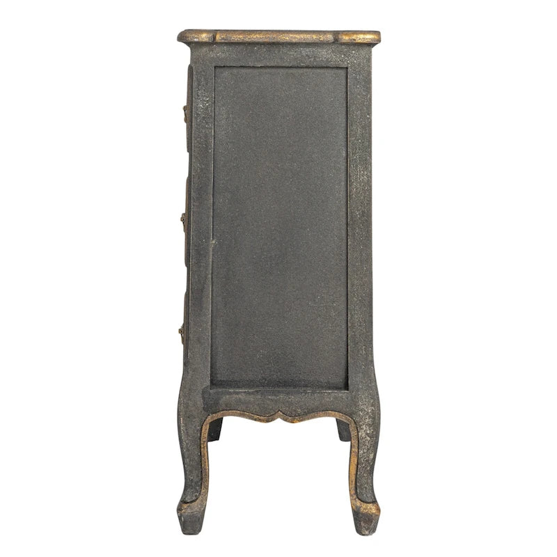 Distressed Wood 3-Drawer Dresser