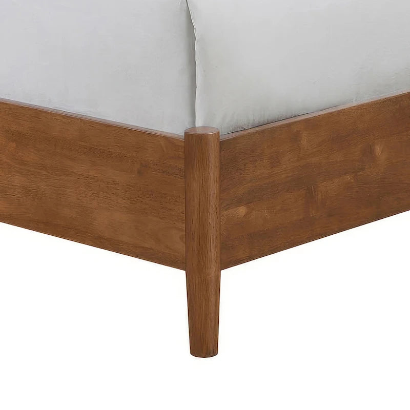 Furniture of America Beau Midcentury 5-Piece Walnut Queen Bedroom Set