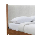 Furniture of America Beau Midcentury 5-Piece Walnut Queen Bedroom Set