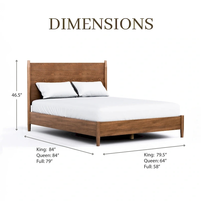 Furniture of America Beau Midcentury 5-Piece Walnut Queen Bedroom Set