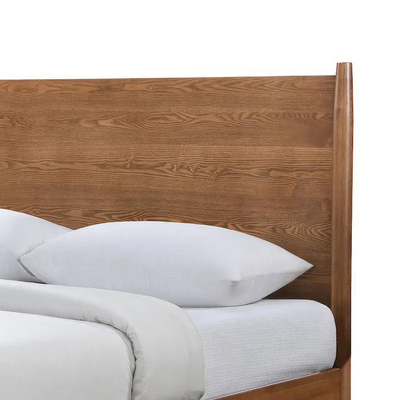 Furniture of America Beau Midcentury 5-Piece Walnut Queen Bedroom Set
