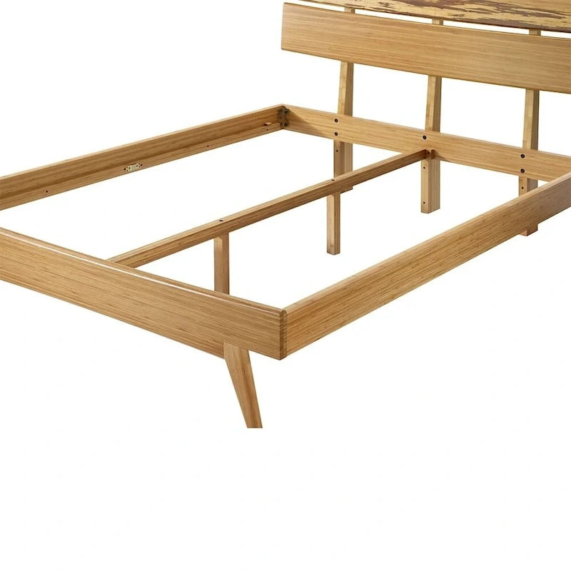 Sarah California King Platform Bed, Golden