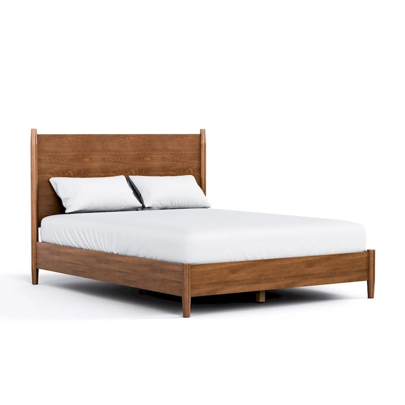 Furniture of America Beau Midcentury 6-Piece Walnut Queen Bedroom Set