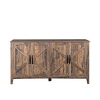 Cabinet with 4 Doors and 4 open shelgves,Freestanding Sideboard Storage Cabinet