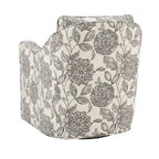 Madison Park Betty Slub-weave Wide-seat 360-degree Swivel Armchair Set of 2