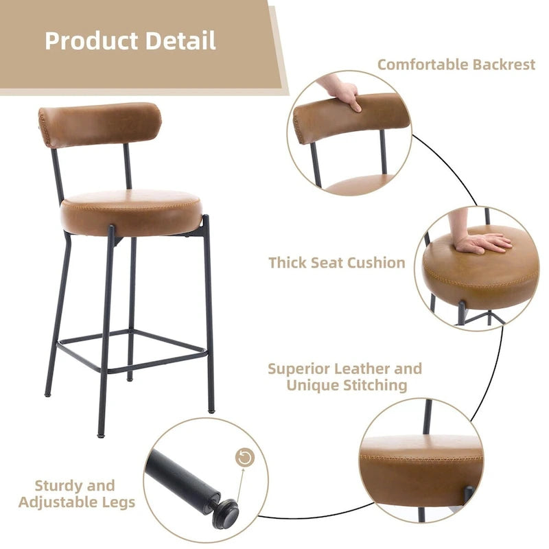 27  Modern Counter Stools Set of 2