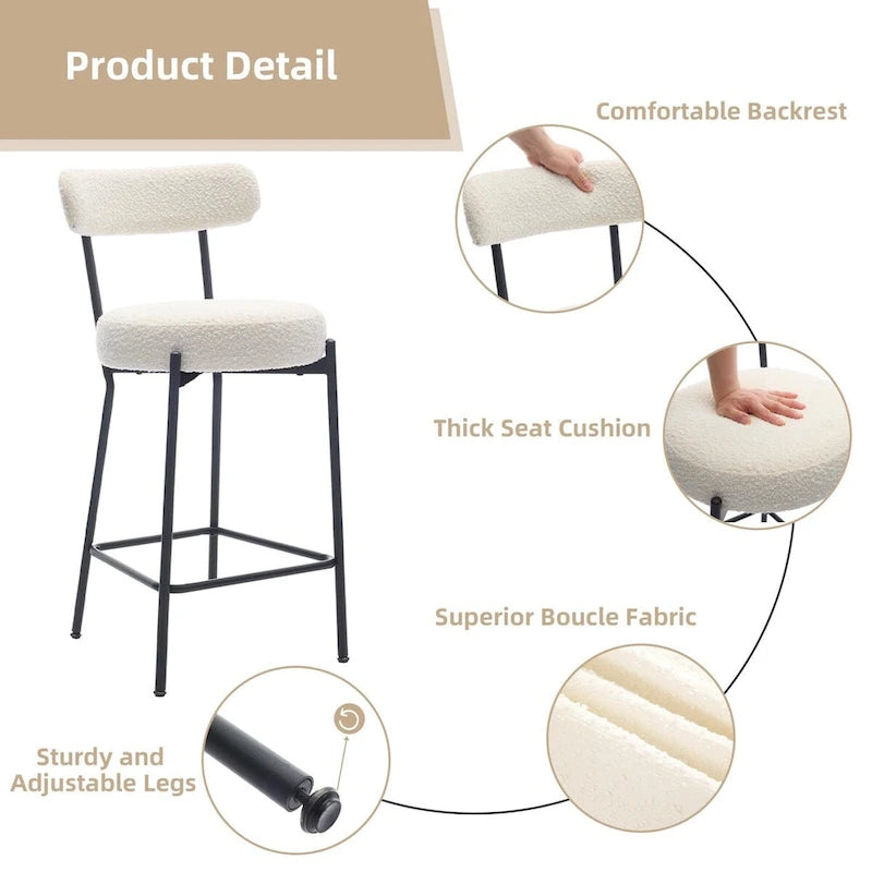 27  Modern Counter Stools Set of 2