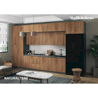 Kitchen Serene Collection Natural Teak Color Base Size 15Ft Wide - 180x107