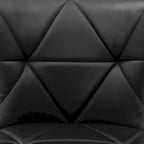 LUE BONA 26 in. Mid-Century Modern Counter Stools Faux Leather/Fabric Upholstered Swivel Bar Stools for Island Set of 4