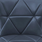 LUE BONA 26 in. Mid-Century Modern Counter Stools Faux Leather/Fabric Upholstered Swivel Bar Stools for Island Set of 4