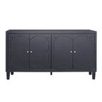 Accent Cabinet 4 Door Wooden Cabinet Sideboard Buffet Server Cabinet - N/A