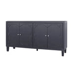 Accent Cabinet 4 Door Wooden Cabinet Sideboard Buffet Server Cabinet - N/A