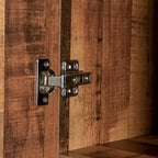 70.87 Tall Wardrobe& Kitchen Cabinet, with 6-Doors, 1-Open Shelves and 1-Drawer for bedroom