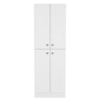 Lynch Kitchen Pantry Storage Cabinet, With 4 Doors, 5 Shelves