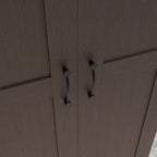 69 Tall Storage Cabinet with Movable Storage Shelves, Modern Style Pantry Cupboard Cabinet with Soft Close Doors, Coffee
