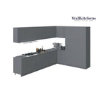 Kitchen Timeless Collection Gray Color Base Size 12Ft Wide - 144x102