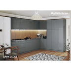 Kitchen Timeless Collection Gray Color Base Size 12Ft Wide - 144x102