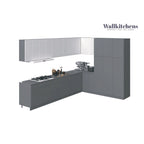 Kitchen Timeless Collection Gray Color Base Size 12Ft Wide - 144x102