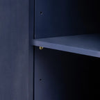 63W 4-Door Storage Cabinet with Metal Handles - N/A
