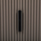 63W 4-Door Storage Cabinet with Metal Handles - N/A