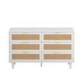 51.186-Drawers Rattan Storage Cabinet Rattan Drawer