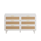 51.186-Drawers Rattan Storage Cabinet Rattan Drawer
