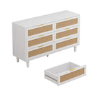 51.186-Drawers Rattan Storage Cabinet Rattan Drawer