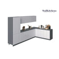 Kitchen Prestige Collection White Gloss Color Base Size 11Ft Wide - 138x85