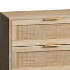 Modern Rattan Storage Cabinet Rattan Drawer,for Bedroom,Living Room
