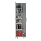 Cleaning Cabinet, Double Door Cabinet, Four Legs, Five Shelves