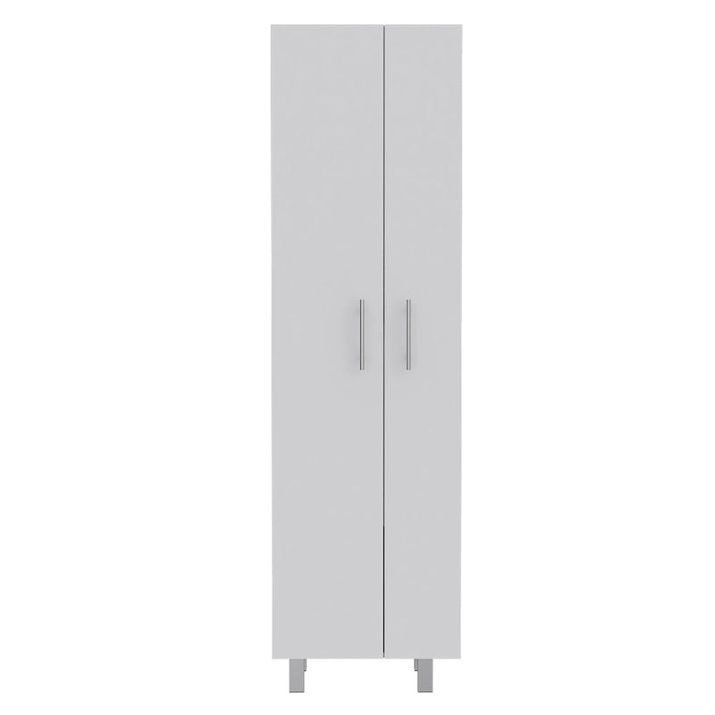Cleaning Cabinet, Double Door Cabinet, Four Legs, Five Shelves