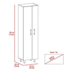 Cleaning Cabinet, Double Door Cabinet, Four Legs, Five Shelves