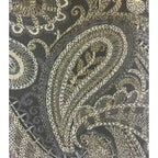 Capernicus Beige Paisley Print Accent Chair